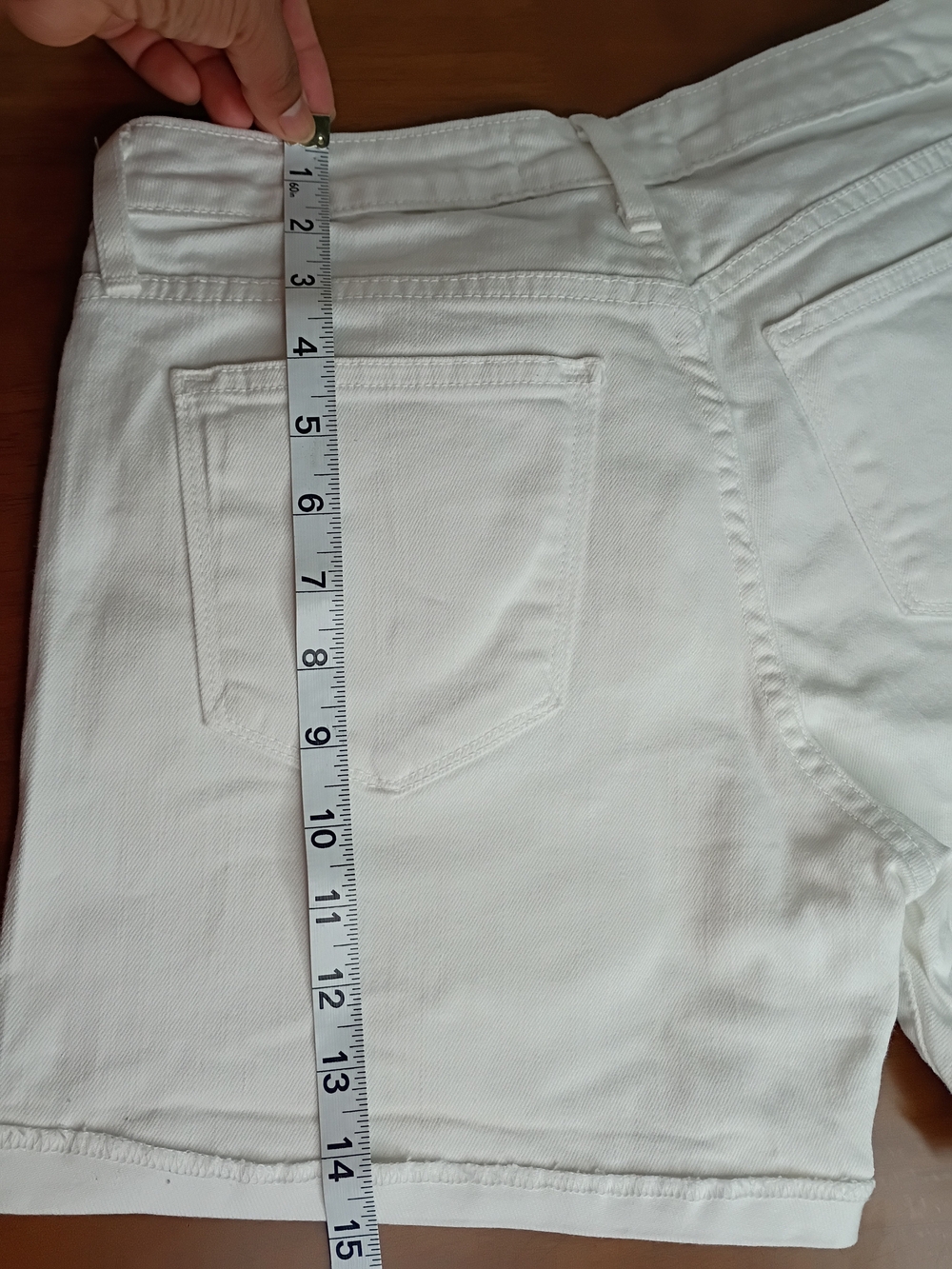 Just Black Women's White Denim Shorts - Picture 8 of 13